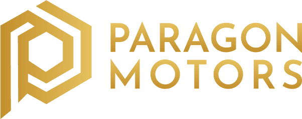 Logo of Paragon Motors with a stylized gold P design.